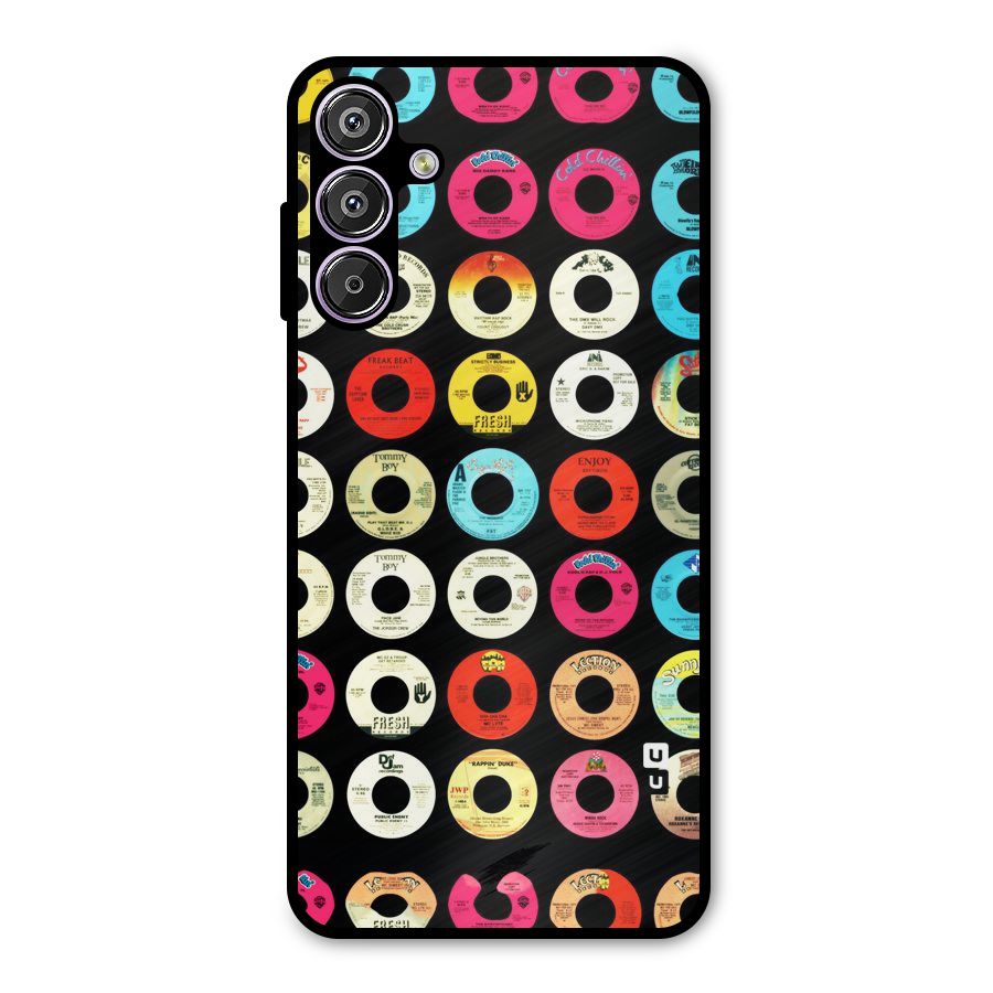 Vintage Collection CDs Metal Back Case for Galaxy F15