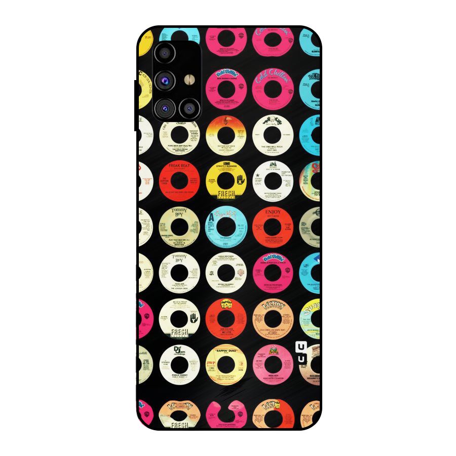 Vintage Collection CDs Metal Back Case for Galaxy M31s