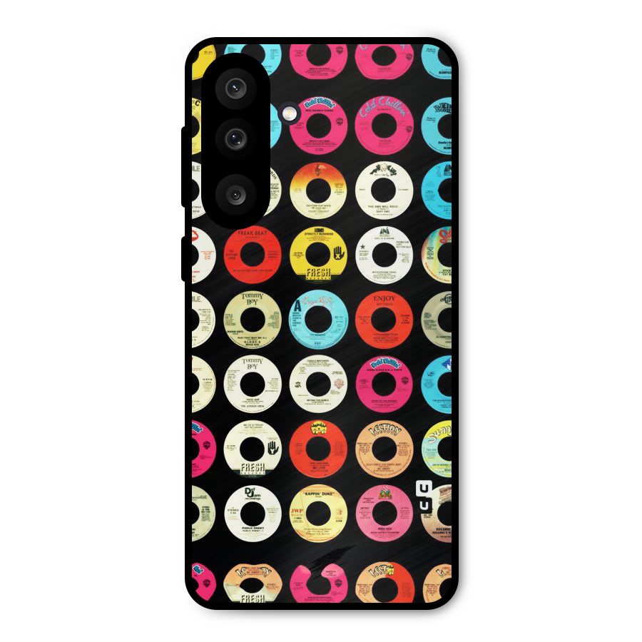 Vintage Collection CDs Metal Back Case for Galaxy M56