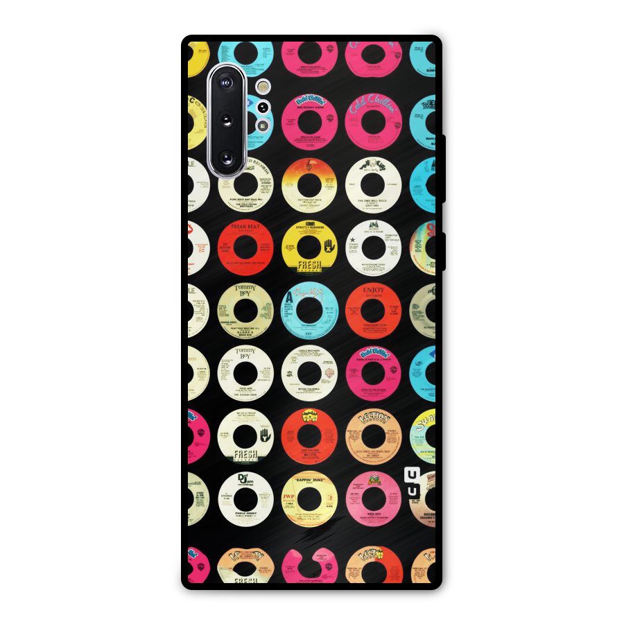 Vintage Collection CDs Metal Back Case for Galaxy Note 10 Plus