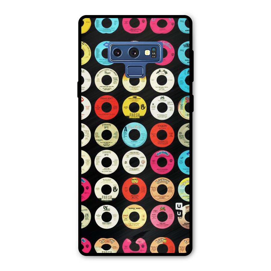 Vintage Collection CDs Metal Back Case for Galaxy Note 9
