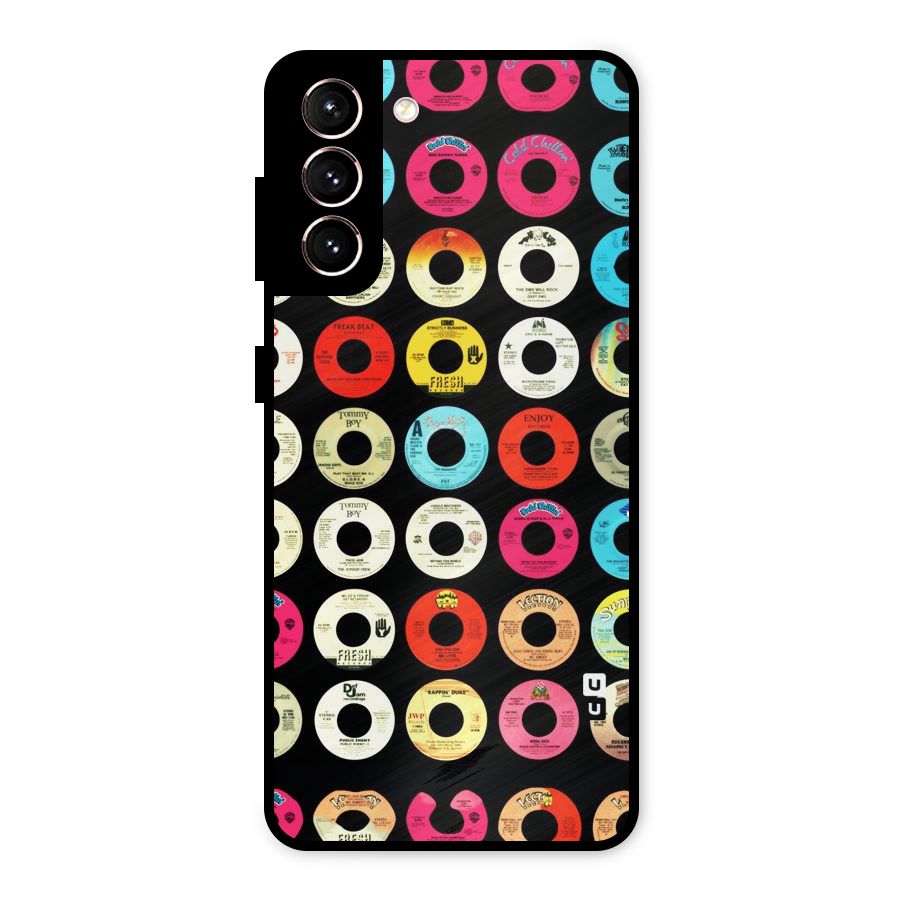 Vintage Collection CDs Metal Back Case for Galaxy S21 5G