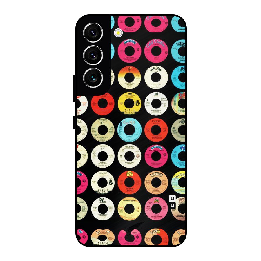 Vintage Collection CDs Metal Back Case for Galaxy S22 5G