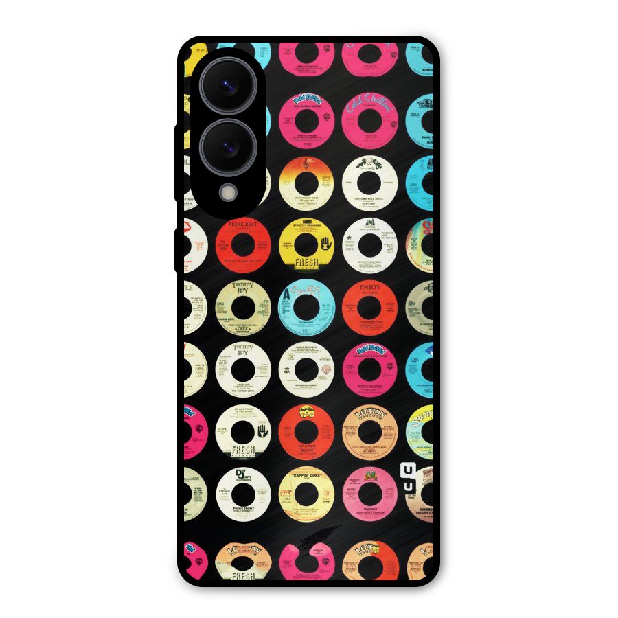 Vintage Collection CDs Metal Back Case for Galaxy S25 Edge