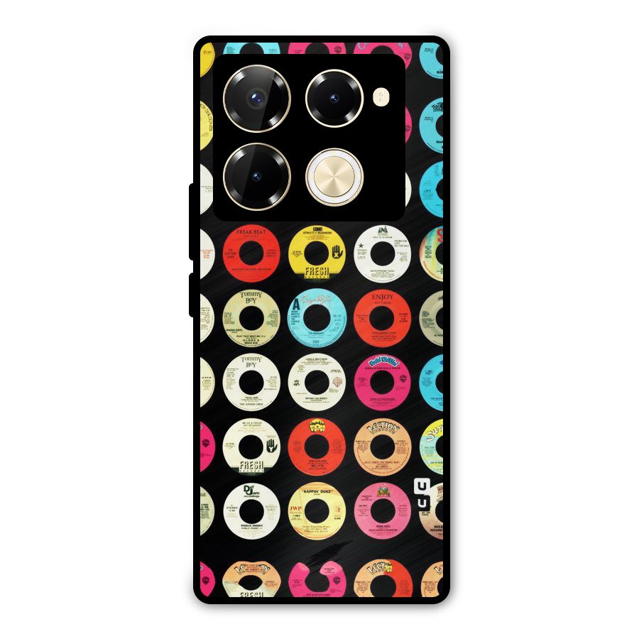 Vintage Collection CDs Metal Back Case for Infinix Note 40 Pro Plus