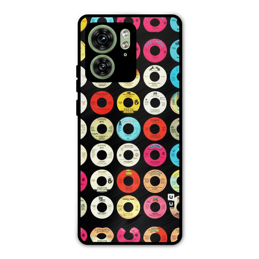 Vintage Collection CDs Metal Back Case for Motorola Edge 40 5G
