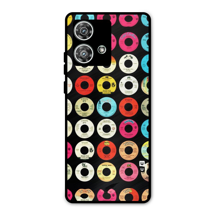 Vintage Collection CDs Metal Back Case for Motorola Edge 40 Neo