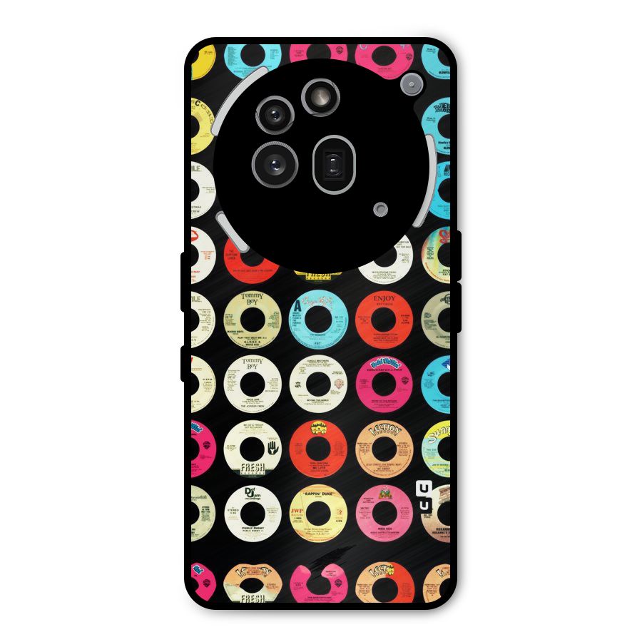 Vintage Collection CDs Metal Back Case for Nothing Phone 3a Pro