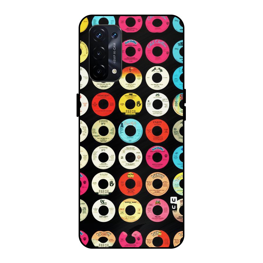 Vintage Collection CDs Metal Back Case for Oppo A74 5G