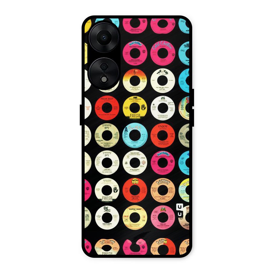 Vintage Collection CDs Metal Back Case for Oppo A78 5G