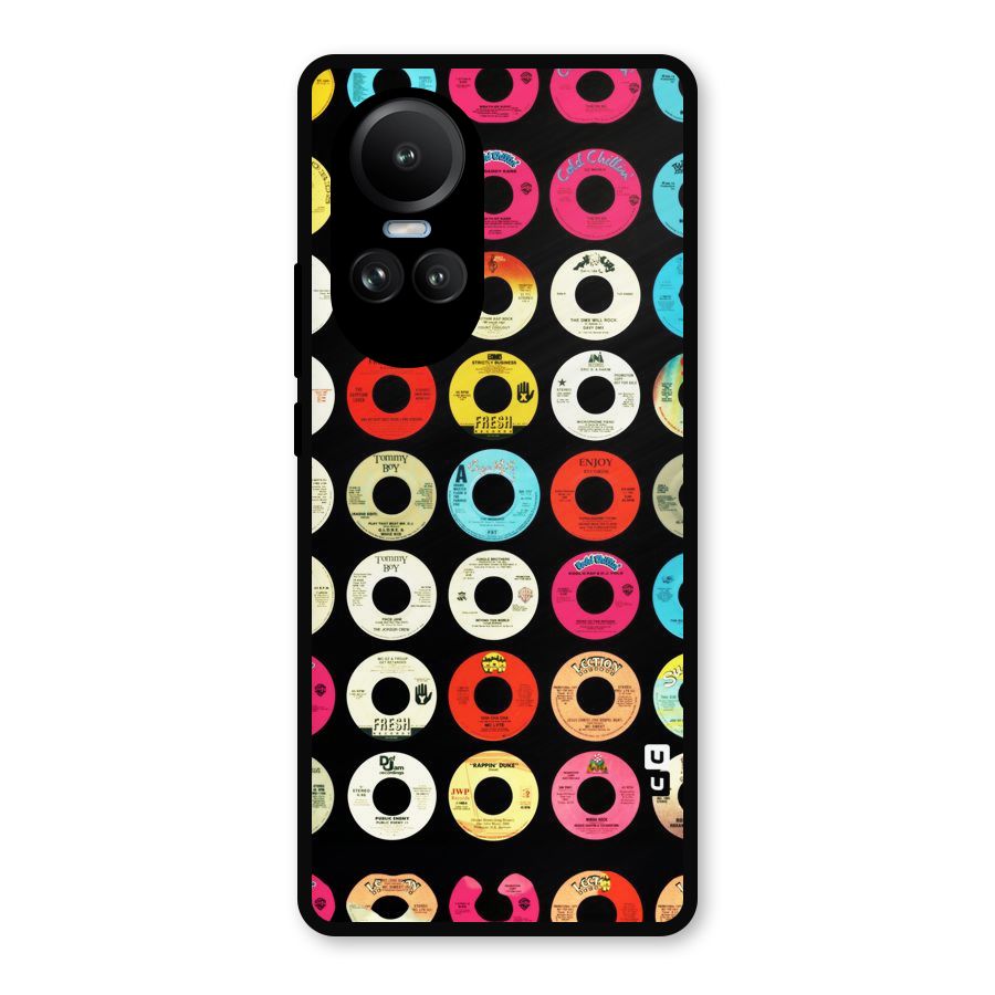 Vintage Collection CDs Metal Back Case for Oppo Reno10 Pro