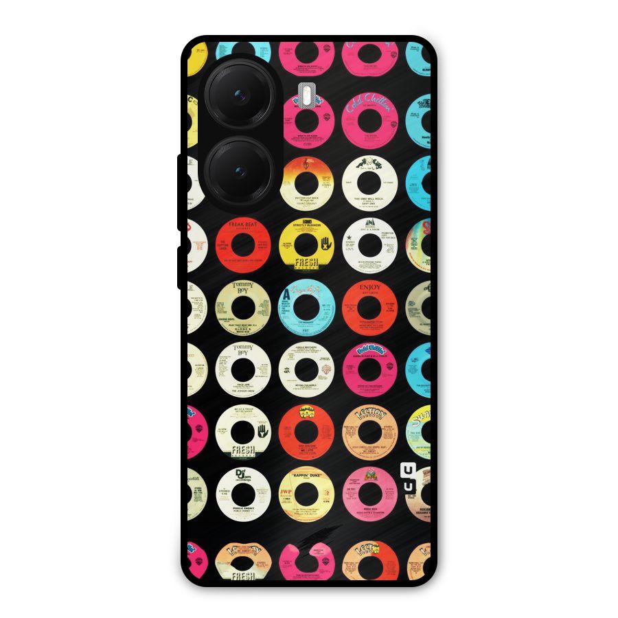 Vintage Collection CDs Metal Back Case for Poco X7 Pro