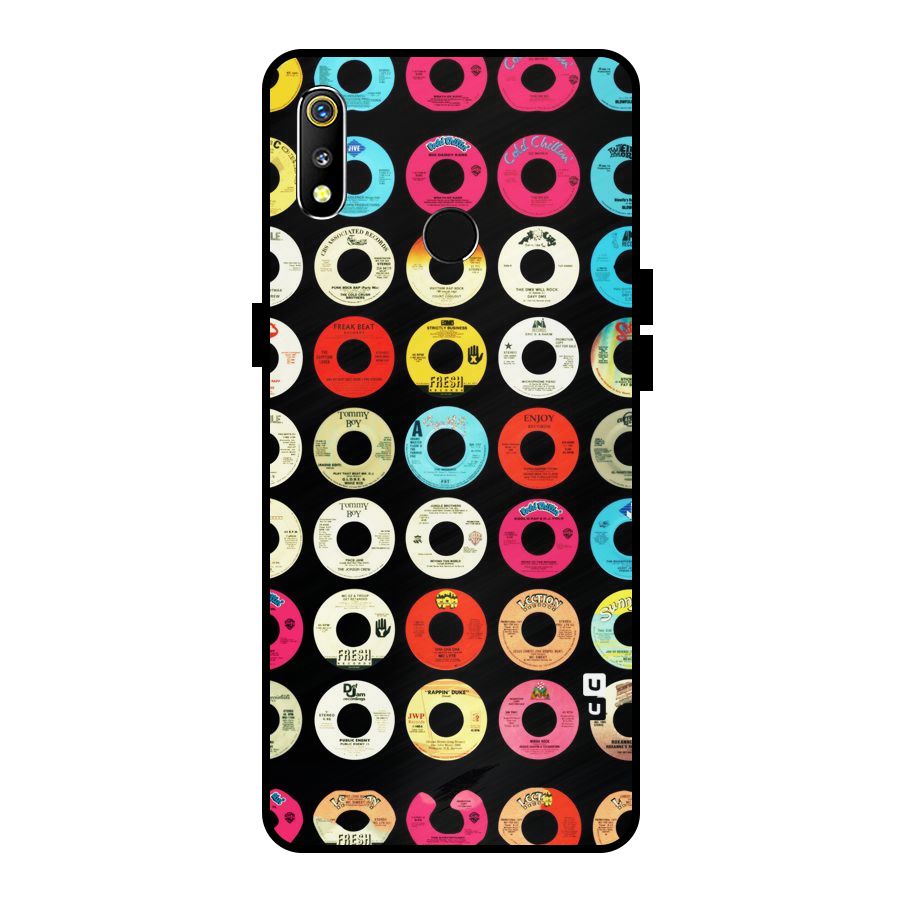 Vintage Collection CDs Metal Back Case for Realme 3