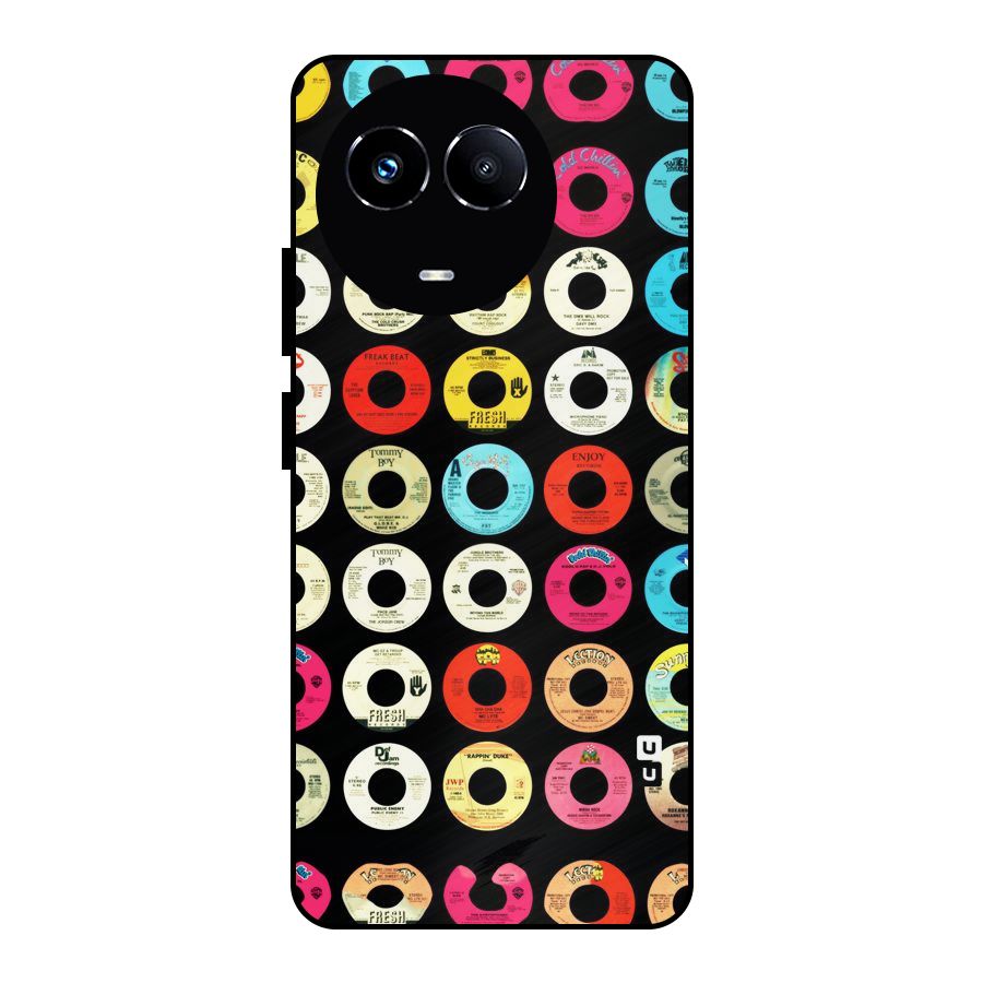 Vintage Collection CDs Metal Back Case for Realme Narzo 60X