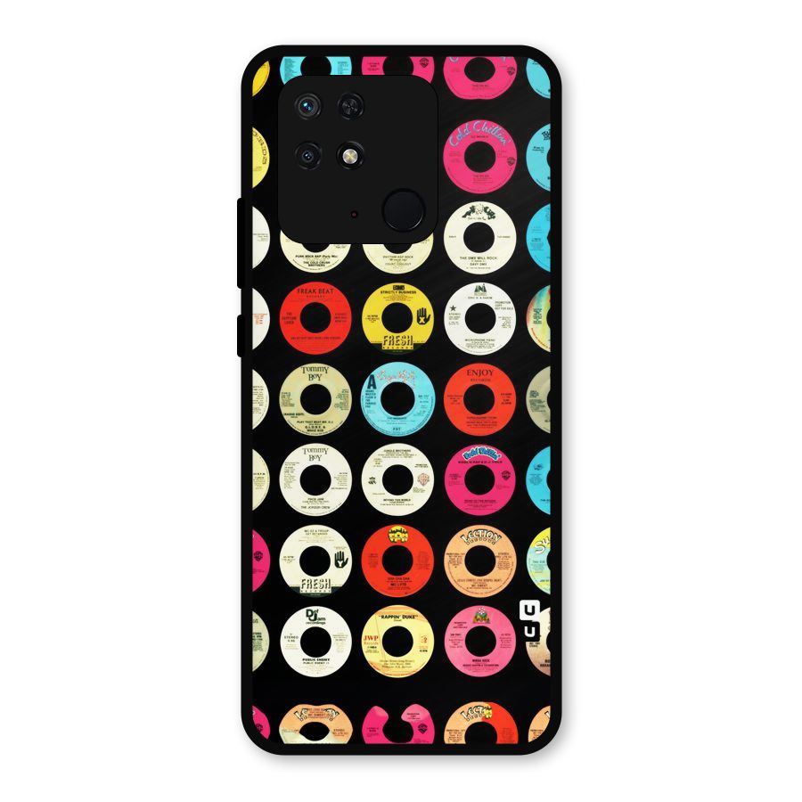 Vintage Collection CDs Metal Back Case for Redmi 10 Power