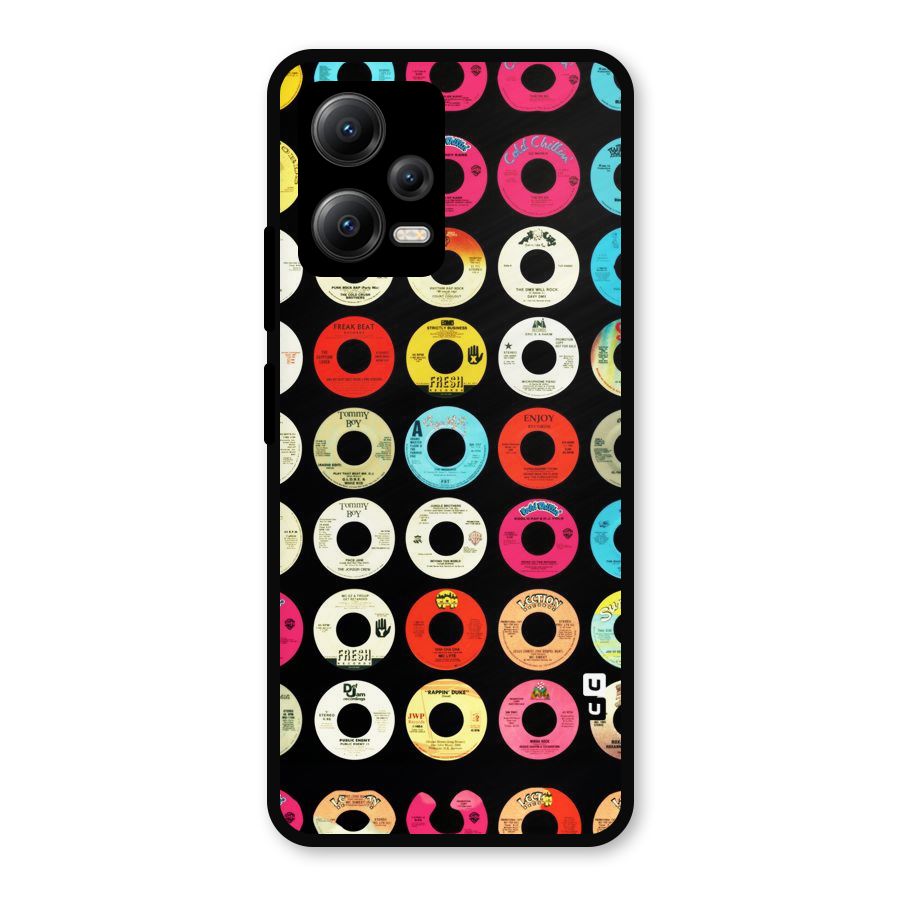 Vintage Collection CDs Metal Back Case for Redmi Note 12 5G