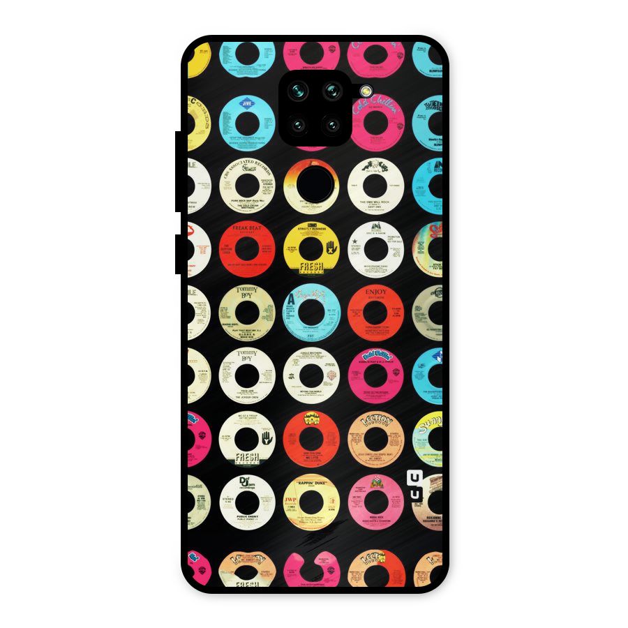Vintage Collection CDs Metal Back Case for Redmi Note 9