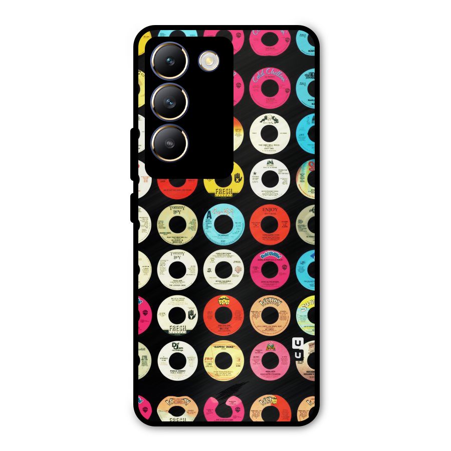 Vintage Collection CDs Metal Back Case for Vivo T3 5G