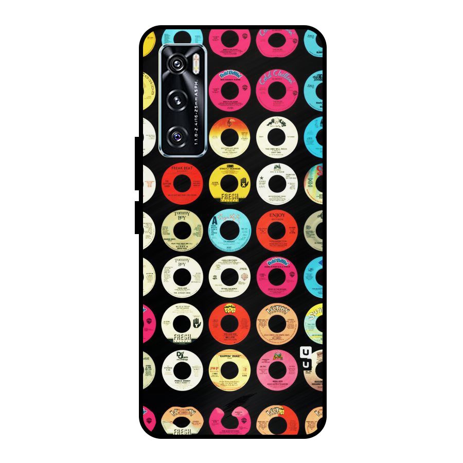 Vintage Collection CDs Metal Back Case for Vivo V20 SE