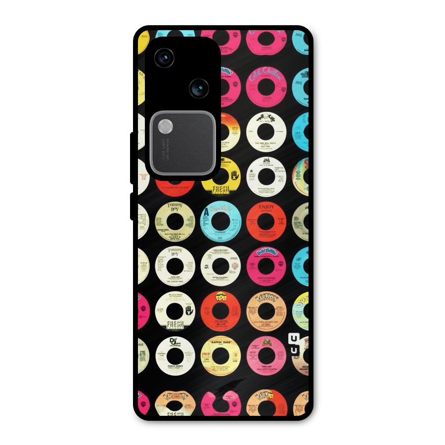 Vintage Collection CDs Metal Back Case for Vivo V30