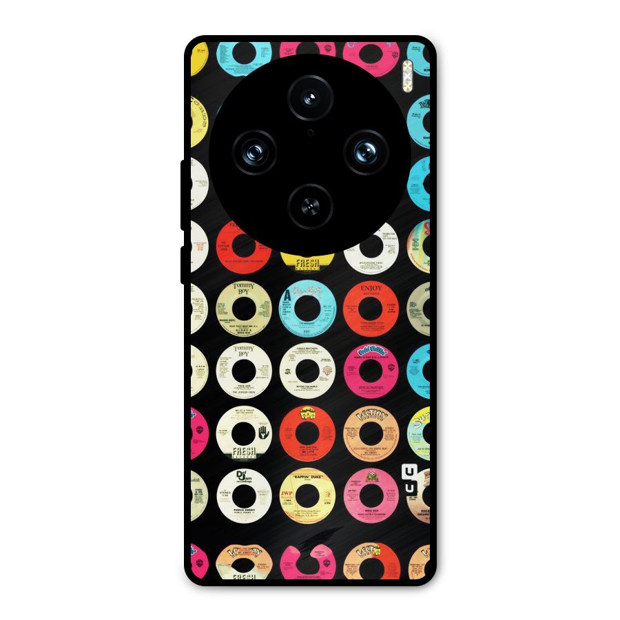 Vintage Collection CDs Metal Back Case for Vivo X100 Pro