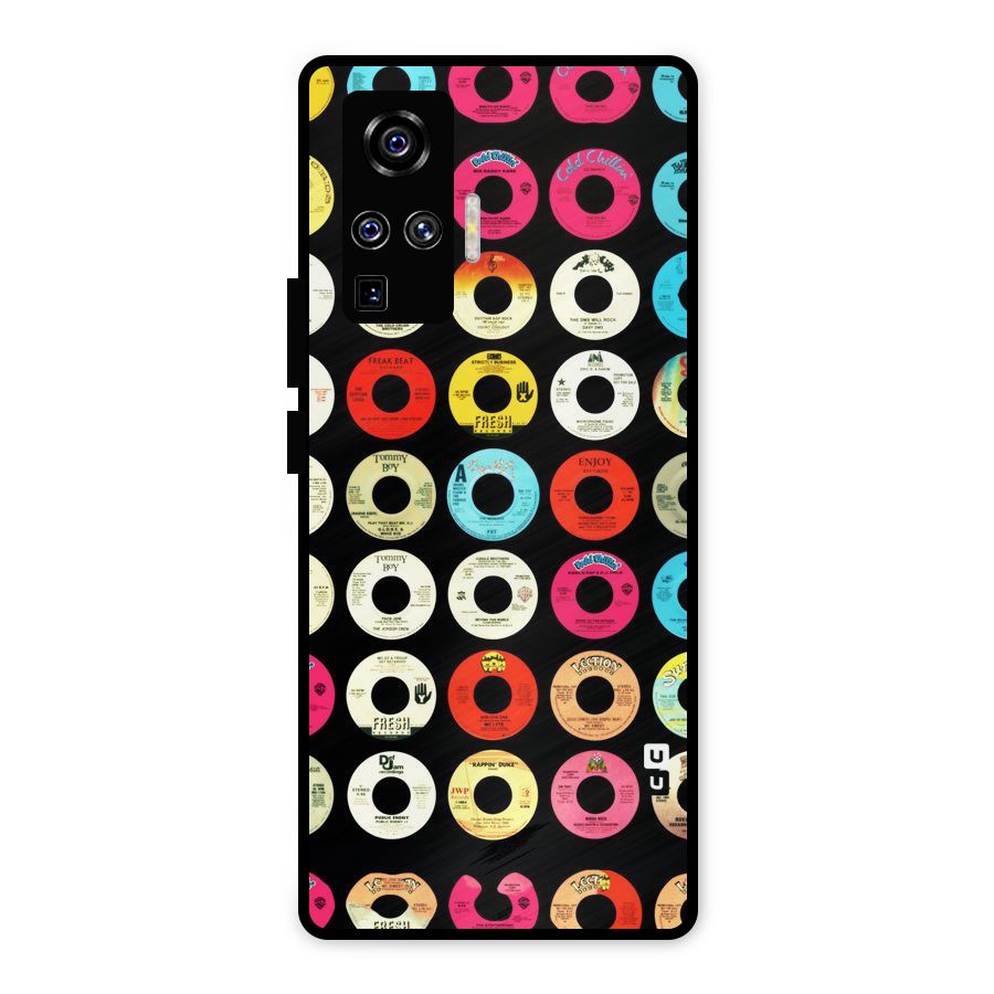 Vintage Collection CDs Metal Back Case for Vivo X50 Pro