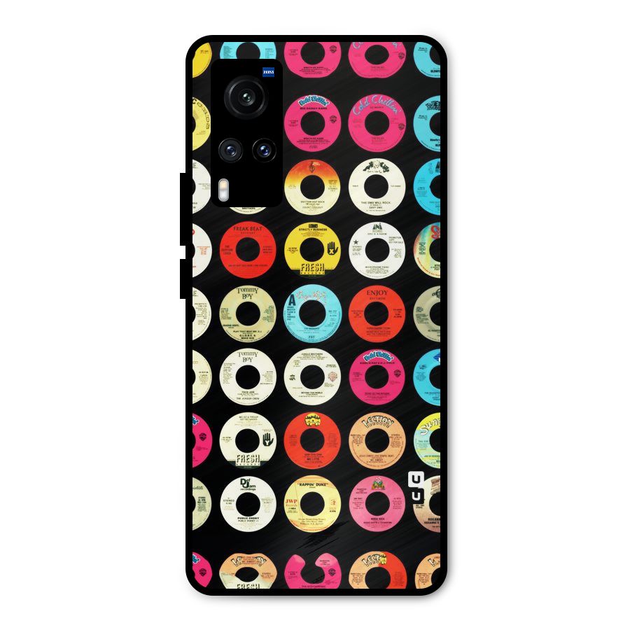 Vintage Collection CDs Metal Back Case for Vivo X60