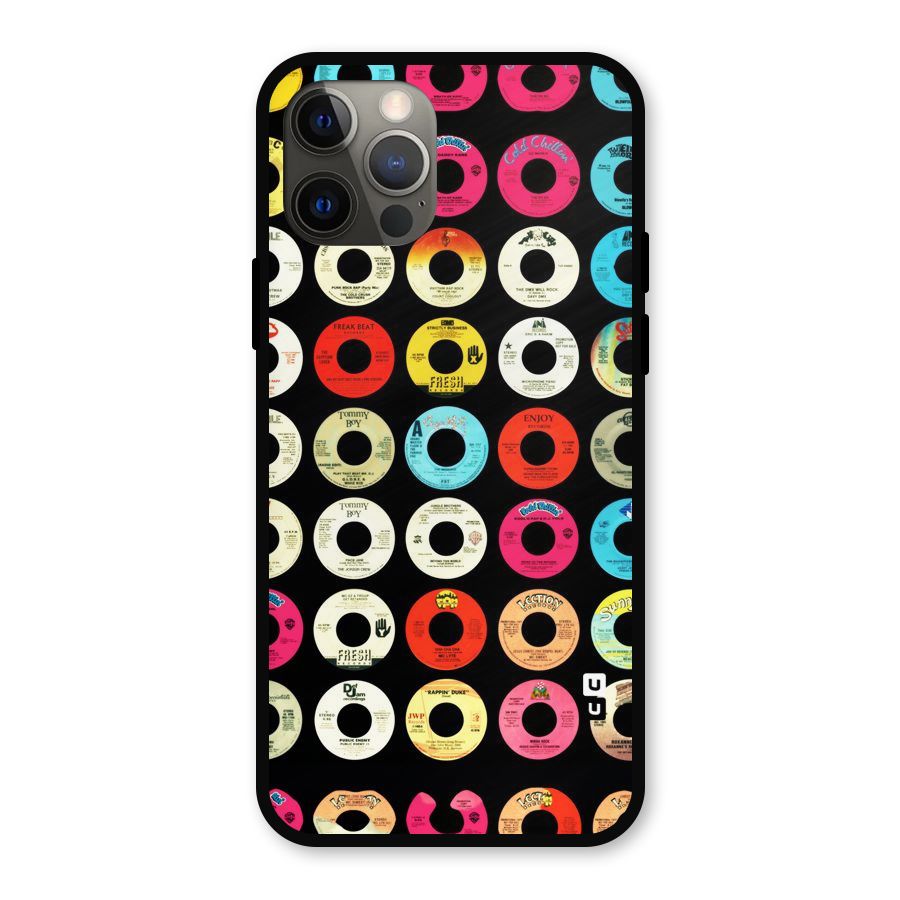 Vintage Collection CDs Metal Back Case for iPhone 12 Pro
