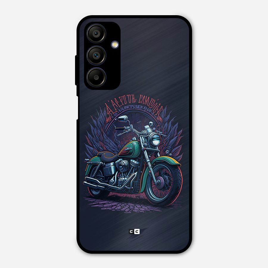 Vintage Desi Bike Metal Back Case for Galaxy A15 5G