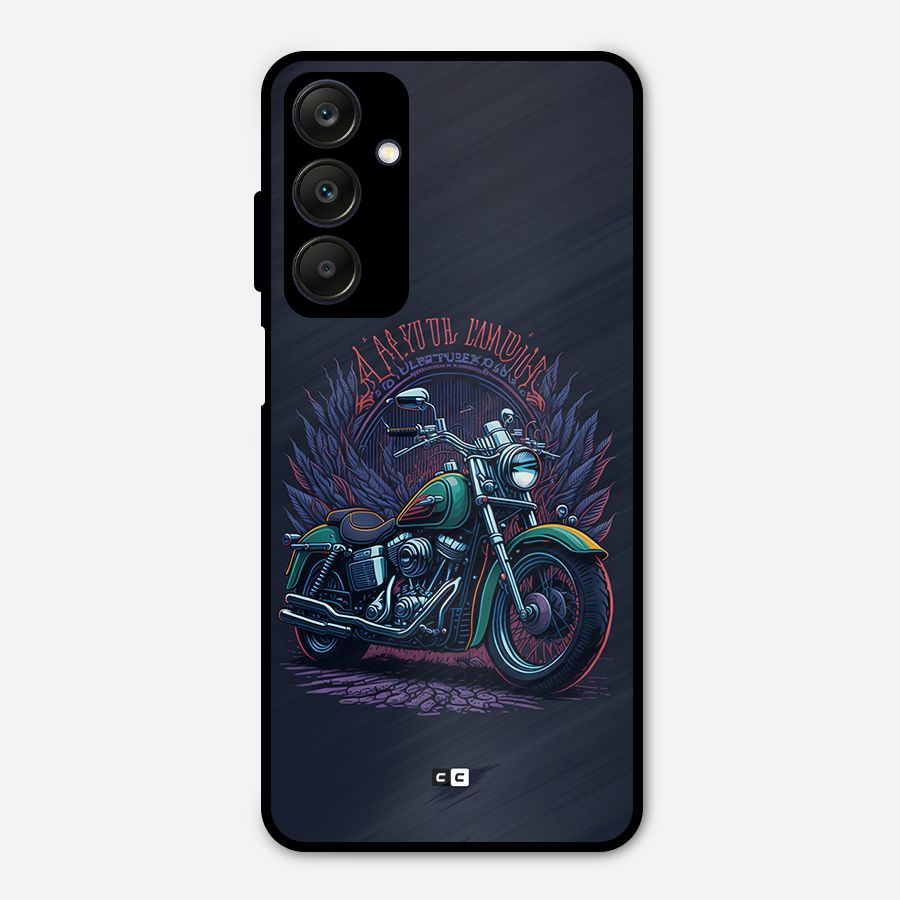 Vintage Desi Bike Metal Back Case for Galaxy A25 5G