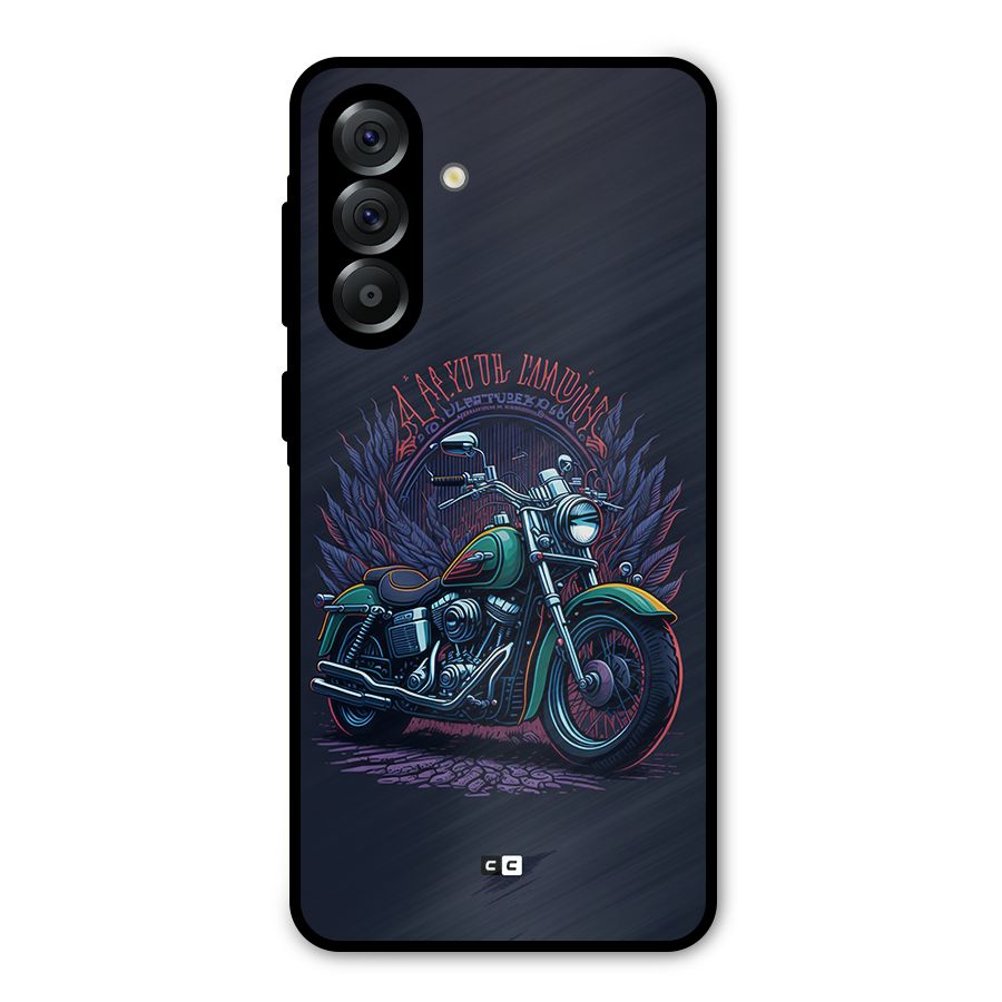 Vintage Desi Bike Metal Back Case for Galaxy A36