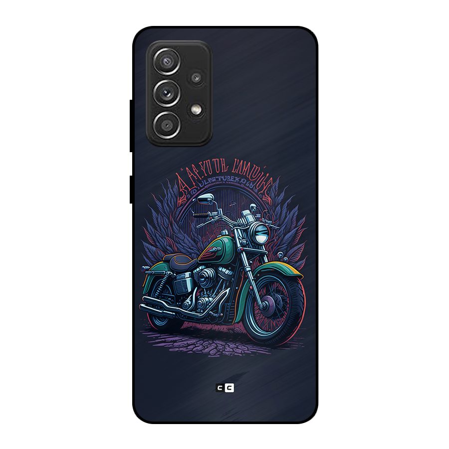Vintage Desi Bike Metal Back Case for Galaxy A52s 5G