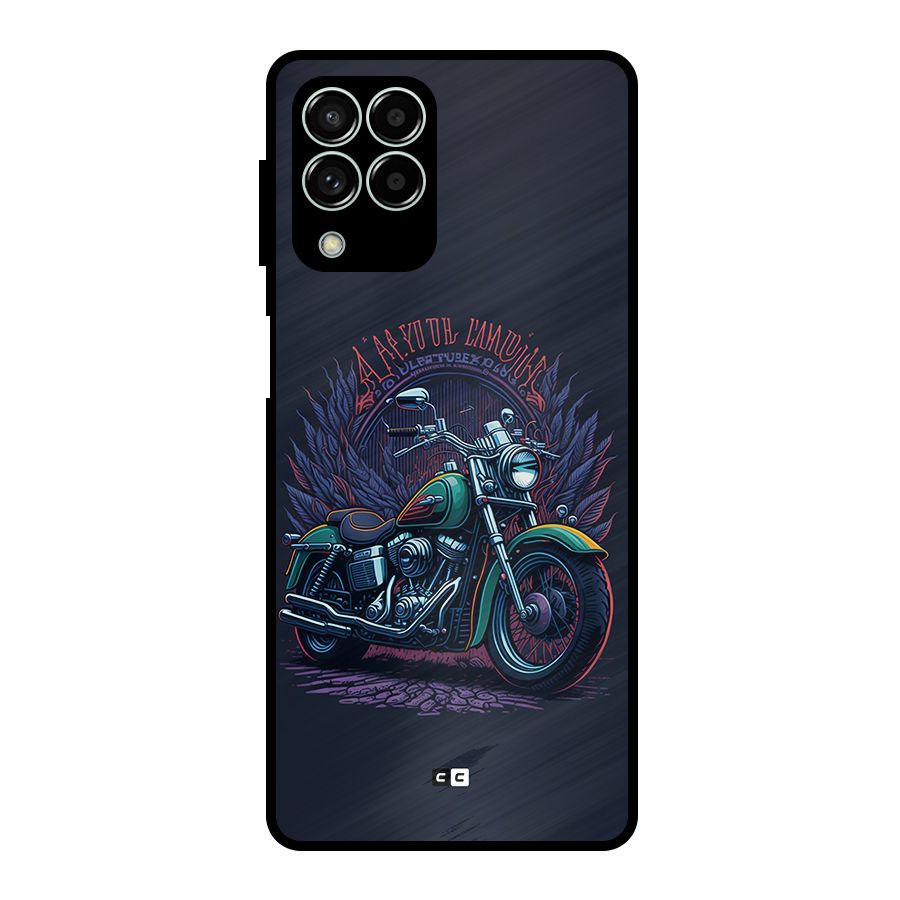 Vintage Desi Bike Metal Back Case for Galaxy M33