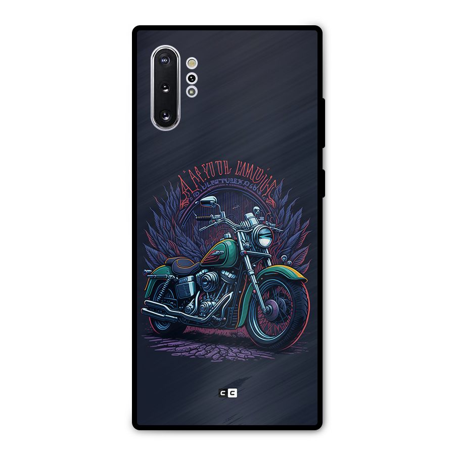 Vintage Desi Bike Metal Back Case for Galaxy Note 10 Plus