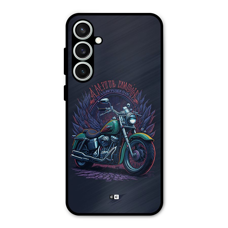 Vintage Desi Bike Metal Back Case for Galaxy S23 FE