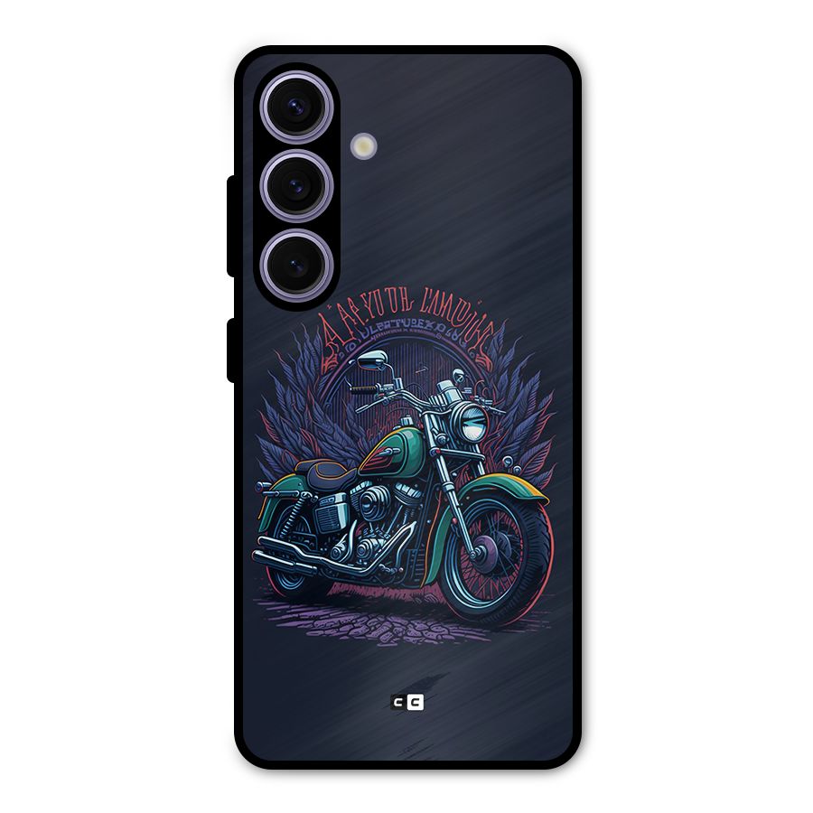 Vintage Desi Bike Metal Back Case for Galaxy S24