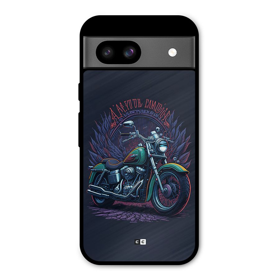 Vintage Desi Bike Metal Back Case for Google Pixel 8a