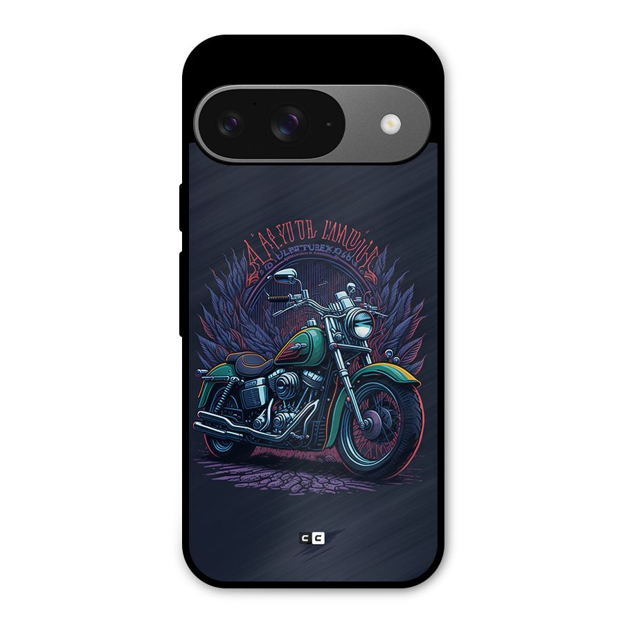 Vintage Desi Bike Metal Back Case for Google Pixel 9