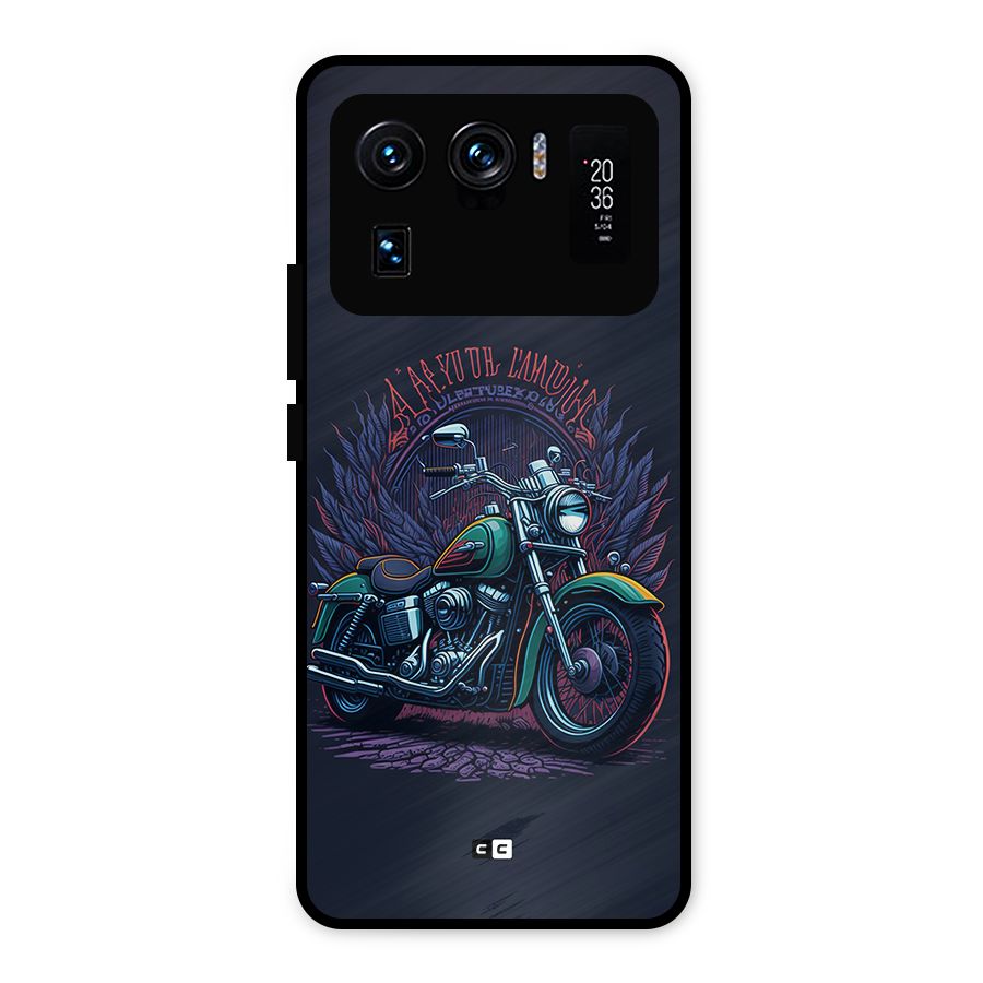 Vintage Desi Bike Metal Back Case for Mi 11 Ultra