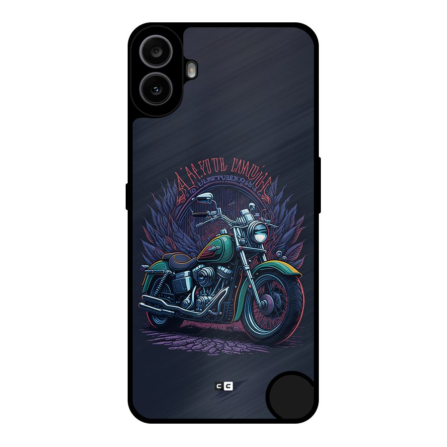 Vintage Desi Bike Metal Back Case for Nothing CMF Phone 1