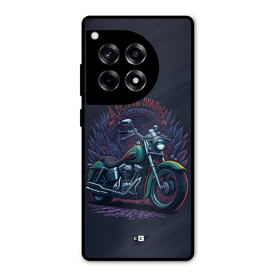 Vintage Desi Bike Metal Back Case for OnePlus 12R