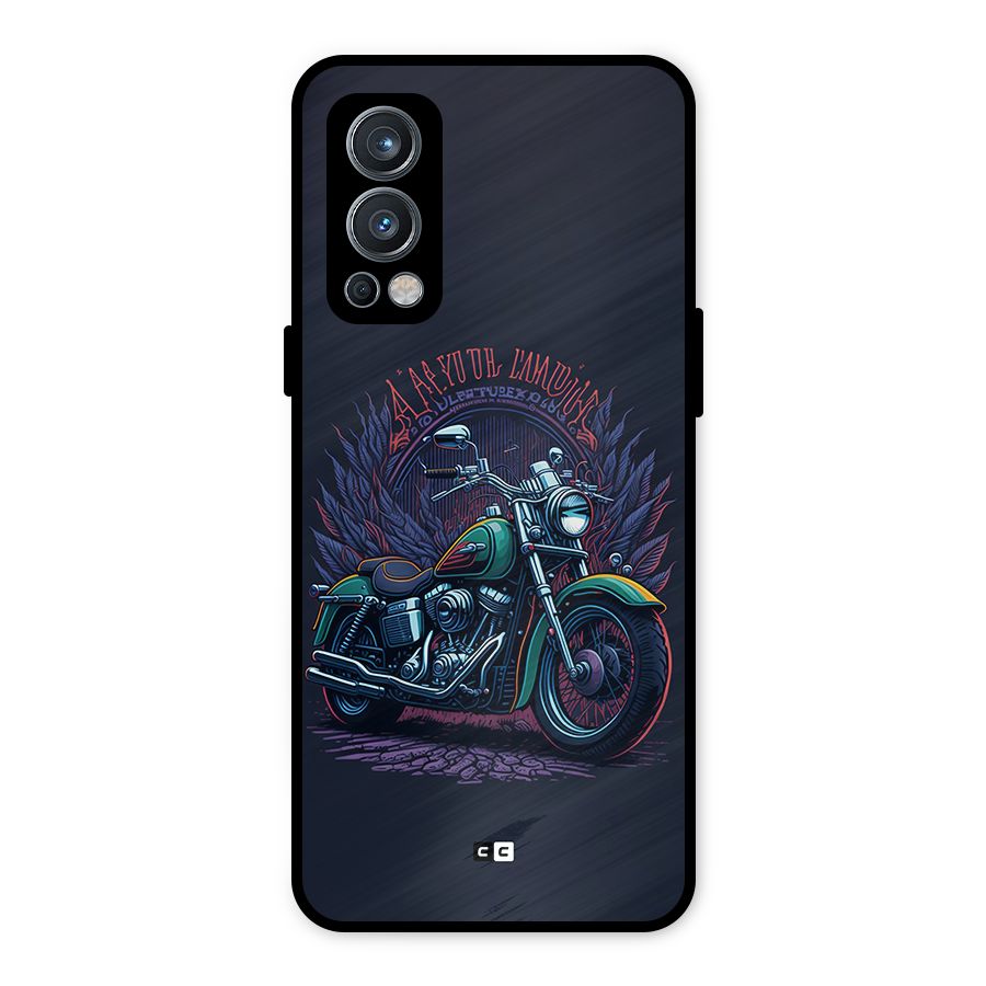 Vintage Desi Bike Metal Back Case for OnePlus Nord 2 5G
