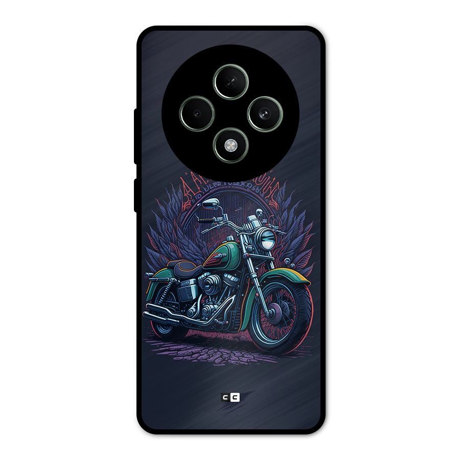 Vintage Desi Bike Metal Back Case for Oppo F27