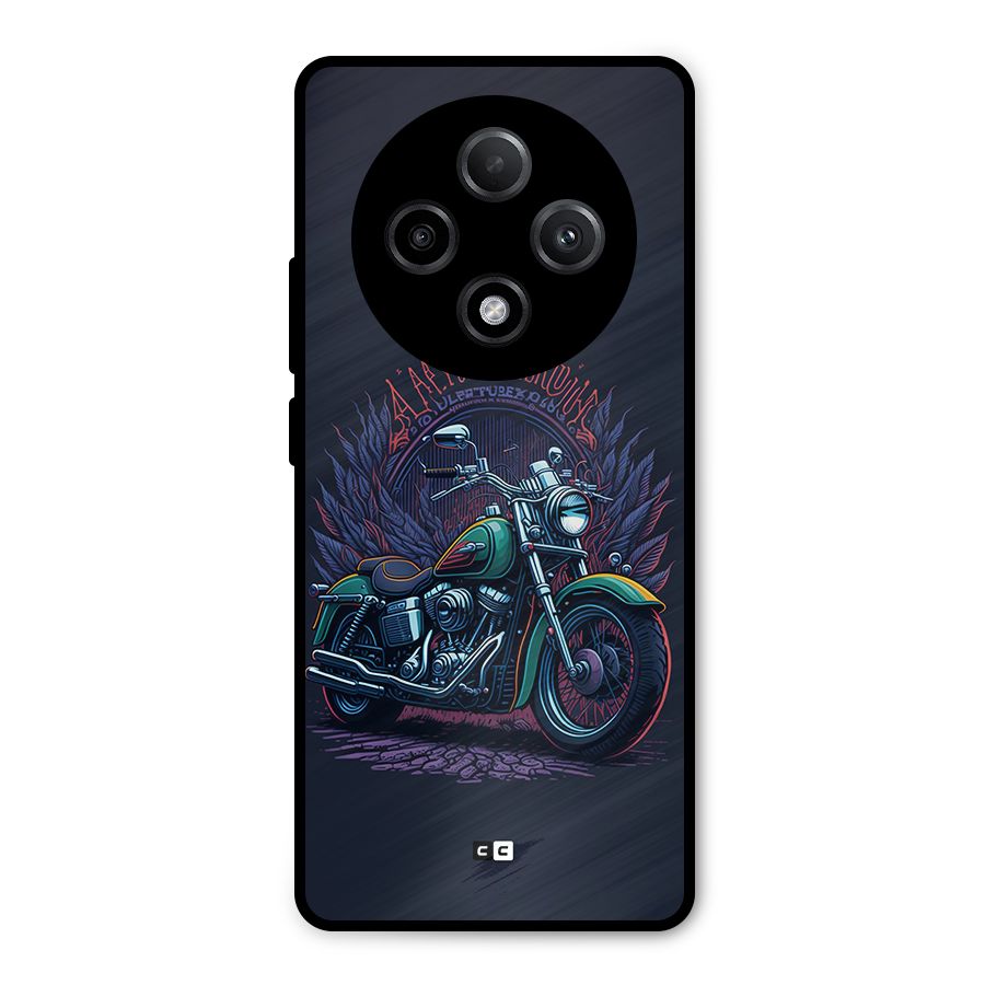 Vintage Desi Bike Metal Back Case for Oppo F27 Pro Plus