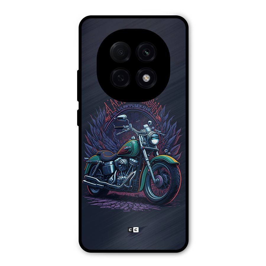 Vintage Desi Bike Metal Back Case for Oppo F29 Pro
