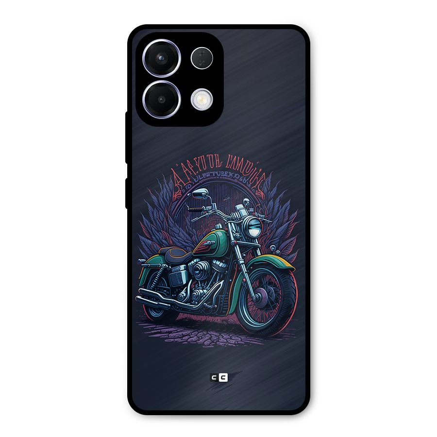 Vintage Desi Bike Metal Back Case for Oppo K13