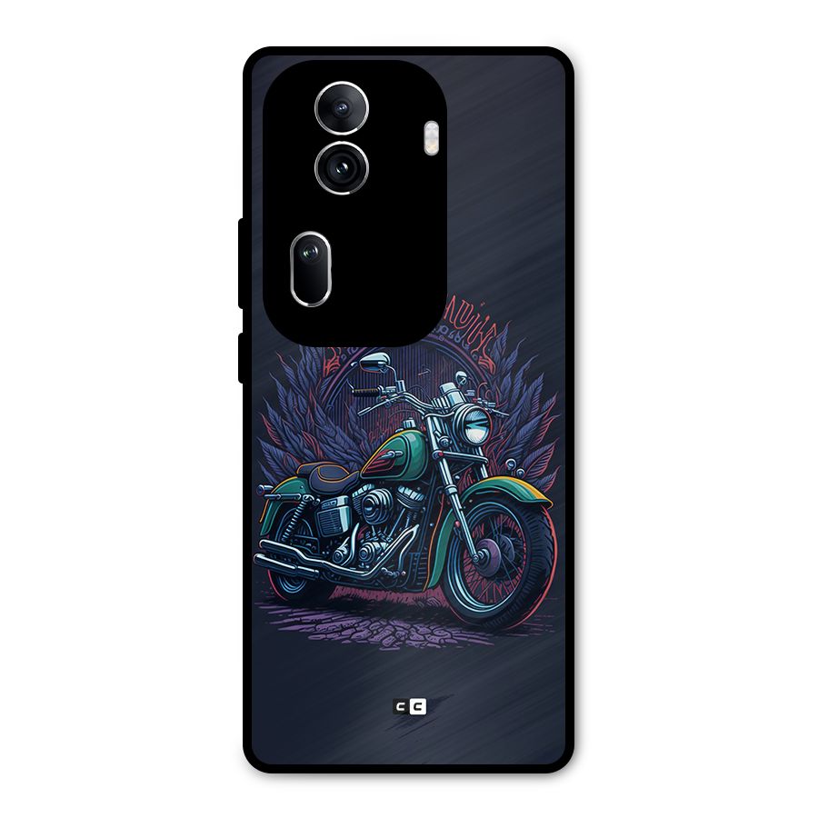 Vintage Desi Bike Metal Back Case for Oppo Reno11 Pro 5G