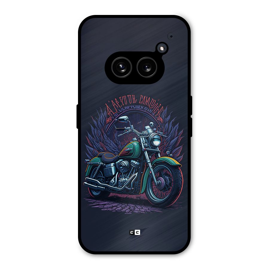 Vintage Desi Bike Metal Back Case for Nothing Phone 2a