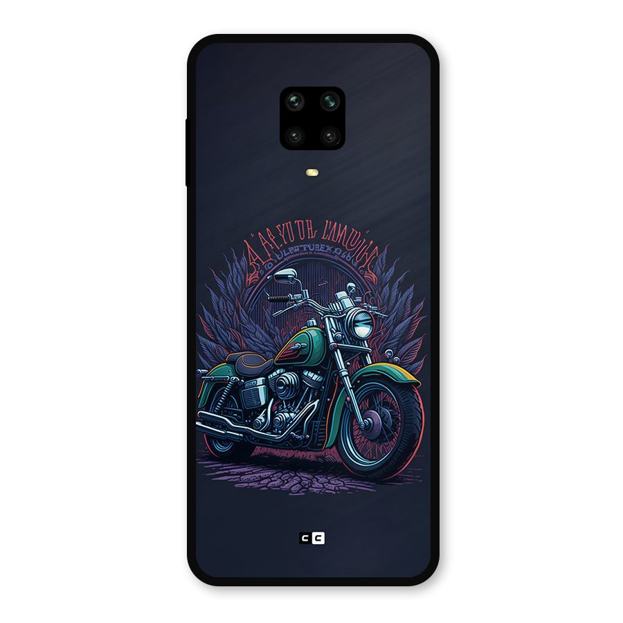 Vintage Desi Bike Metal Back Case for Poco M2 Pro