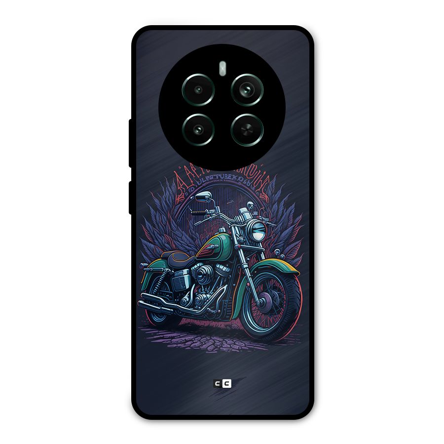 Vintage Desi Bike Metal Back Case for Realme 12 Pro Plus